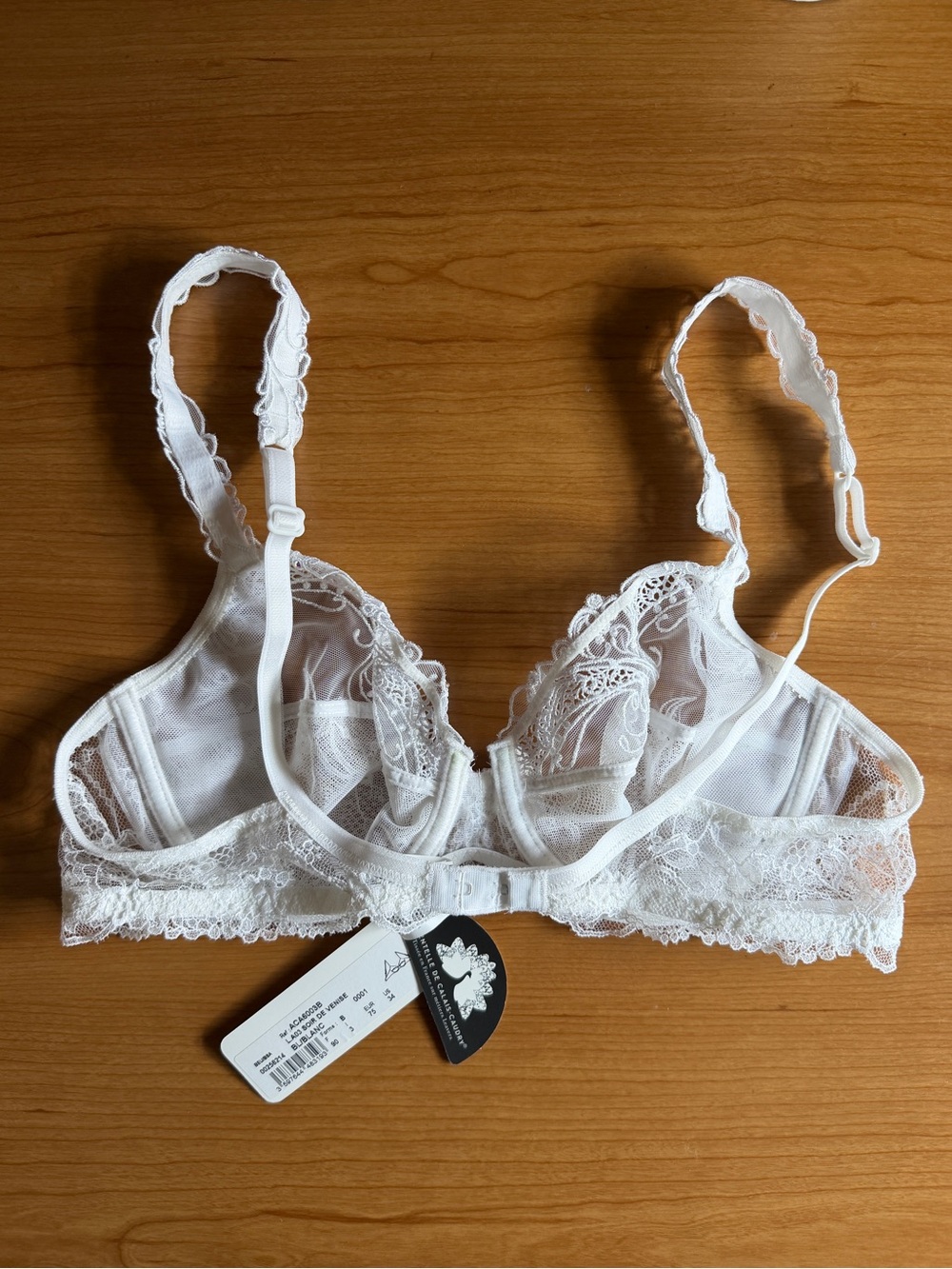 NWT Lise Charmel Soir de Venise Full Cup Bra in White - Picture 6 of 7